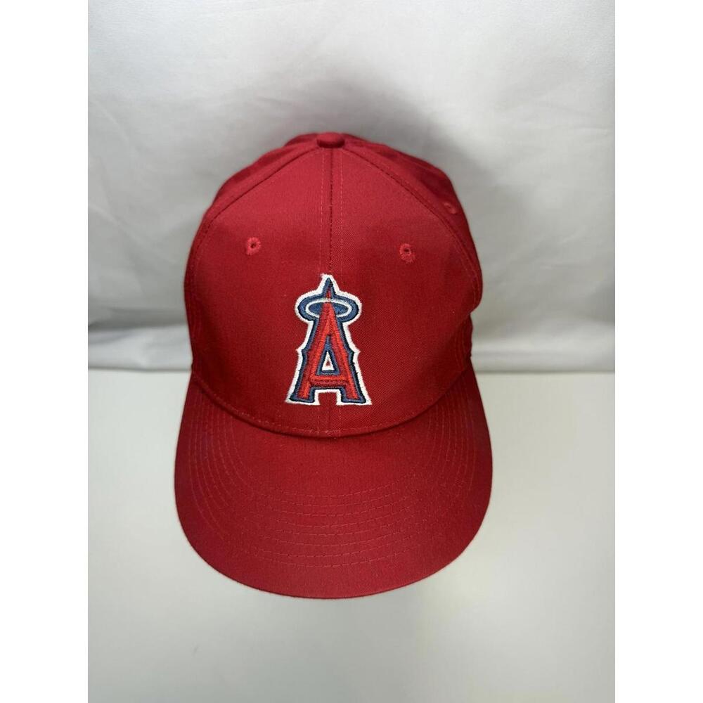 Los Angeles Angels Hat Cap‎ Strap Back Mens One Size Red Blue MLB Baseball OSFM